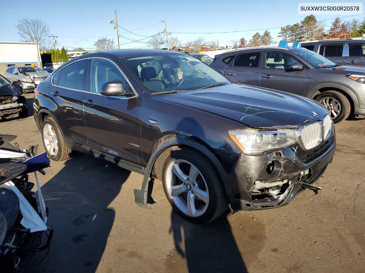 2016 BMW X4 xDrive28I VIN: 5UXXW3C50G0R20578 Lot: 78942474