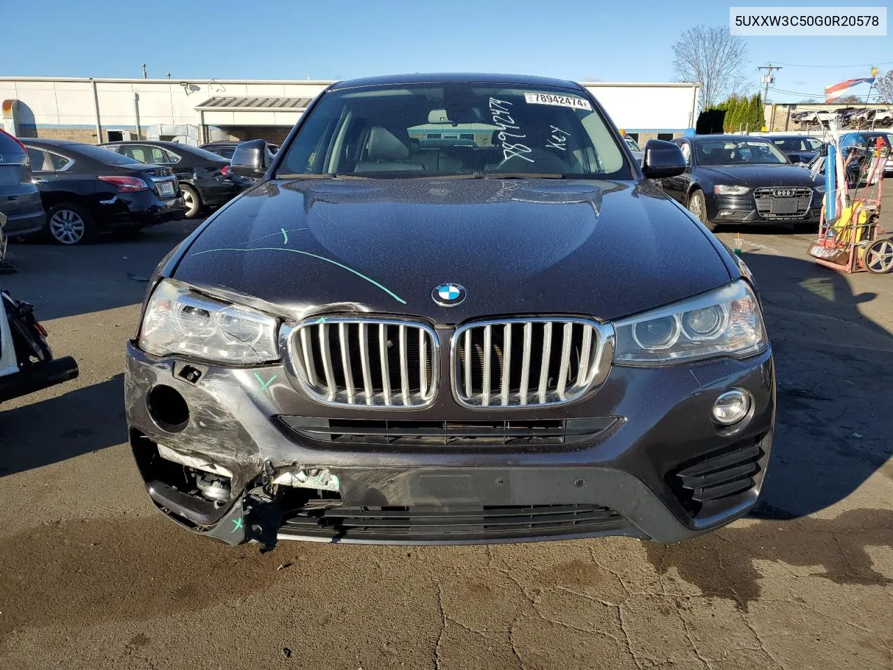 2016 BMW X4 xDrive28I VIN: 5UXXW3C50G0R20578 Lot: 78942474