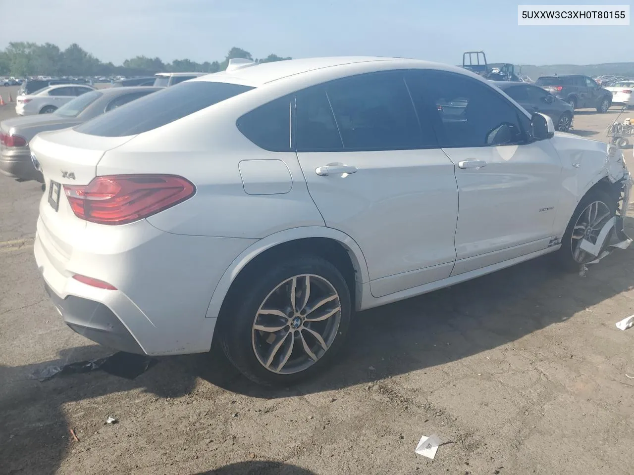 5UXXW3C3XH0T80155 2017 BMW X4 xDrive28I