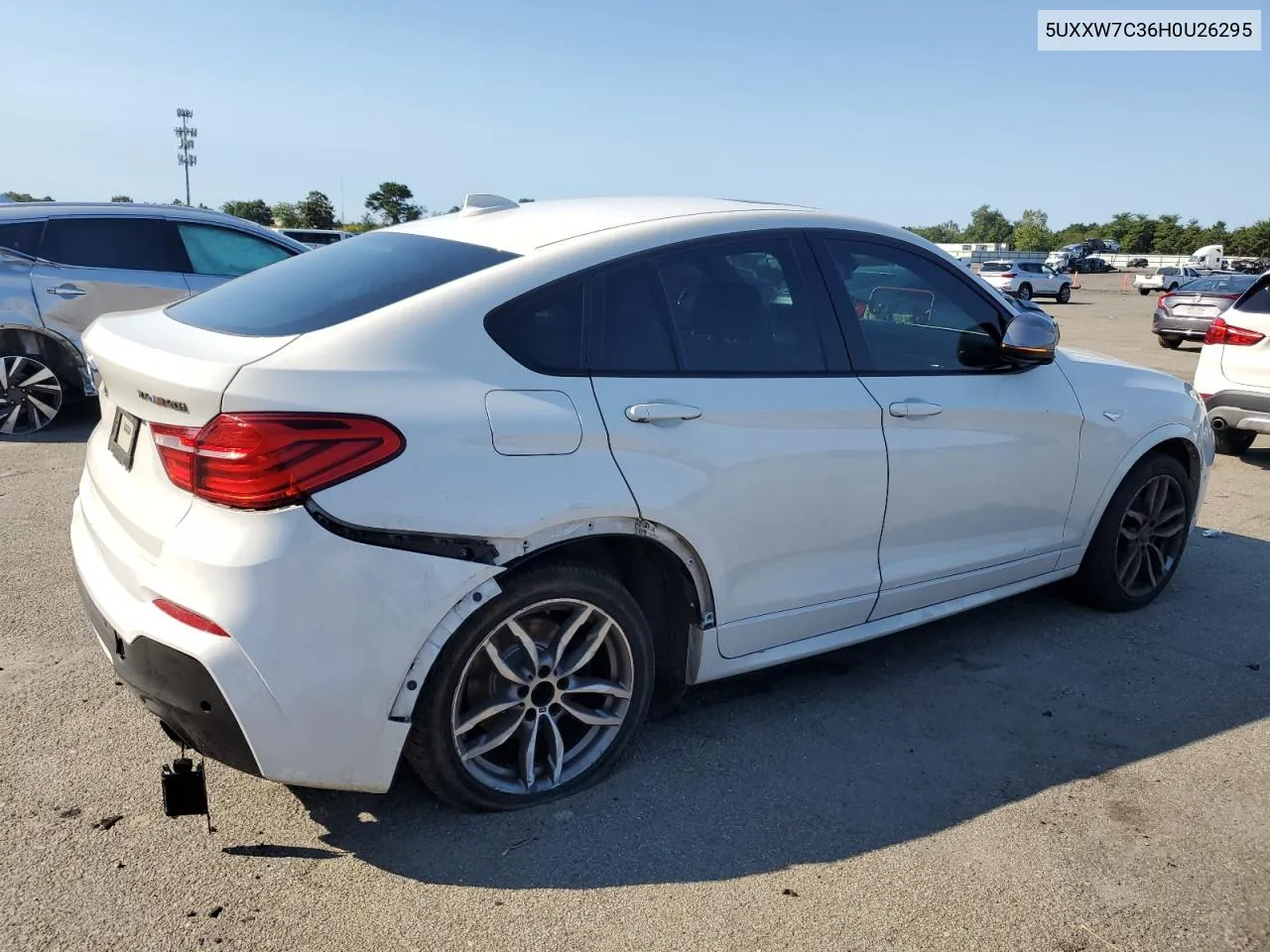 5UXXW7C36H0U26295 2017 BMW X4 xDrivem40I