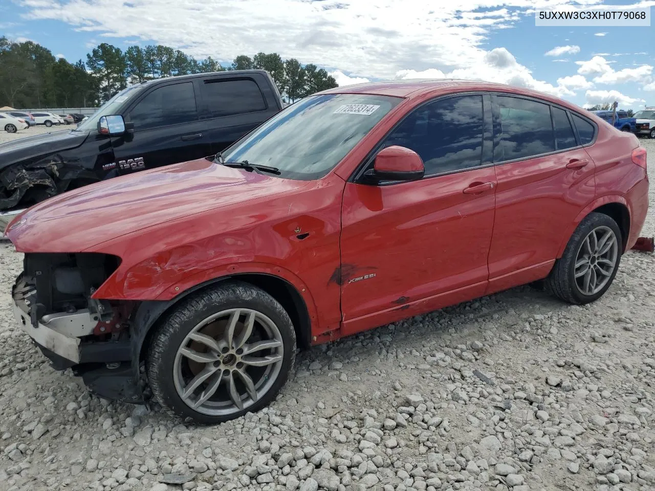 2017 BMW X4 xDrive28I VIN: 5UXXW3C3XH0T79068 Lot: 72623314