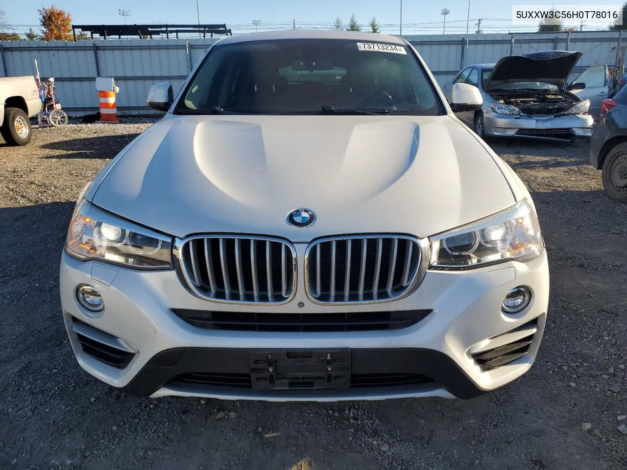 2017 BMW X4 xDrive28I VIN: 5UXXW3C56H0T78016 Lot: 73713234