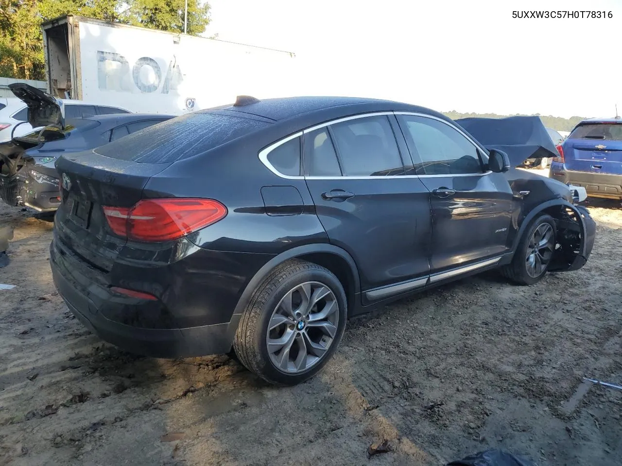 2017 BMW X4 xDrive28I VIN: 5UXXW3C57H0T78316 Lot: 74512004