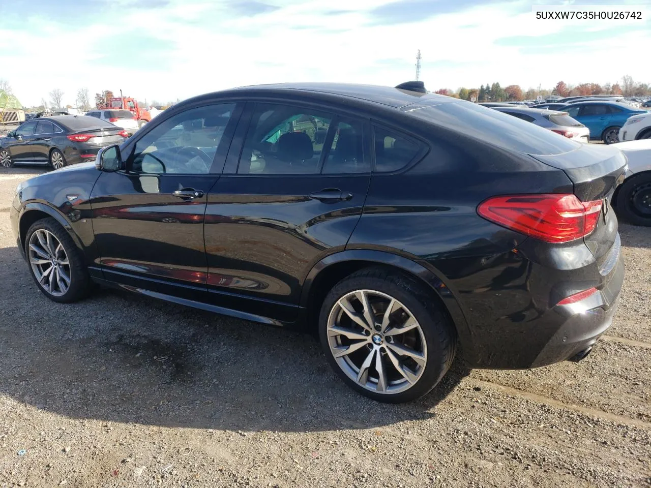 2017 BMW X4 xDrivem40I VIN: 5UXXW7C35H0U26742 Lot: 75292184