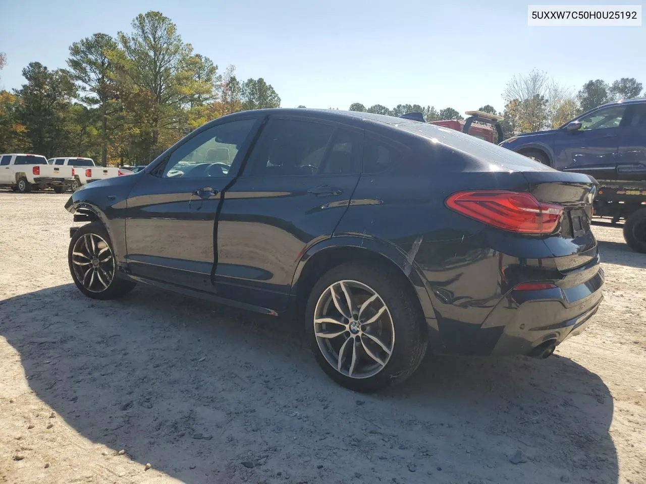 2017 BMW X4 xDrivem40I VIN: 5UXXW7C50H0U25192 Lot: 75571164