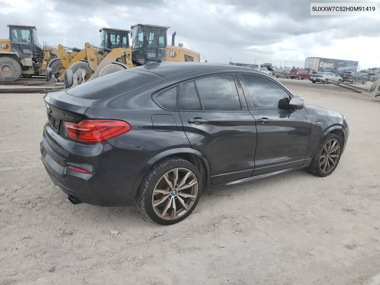 2017 BMW X4 xDrivem40I VIN: 5UXXW7C52H0M91419 Lot: 79246144