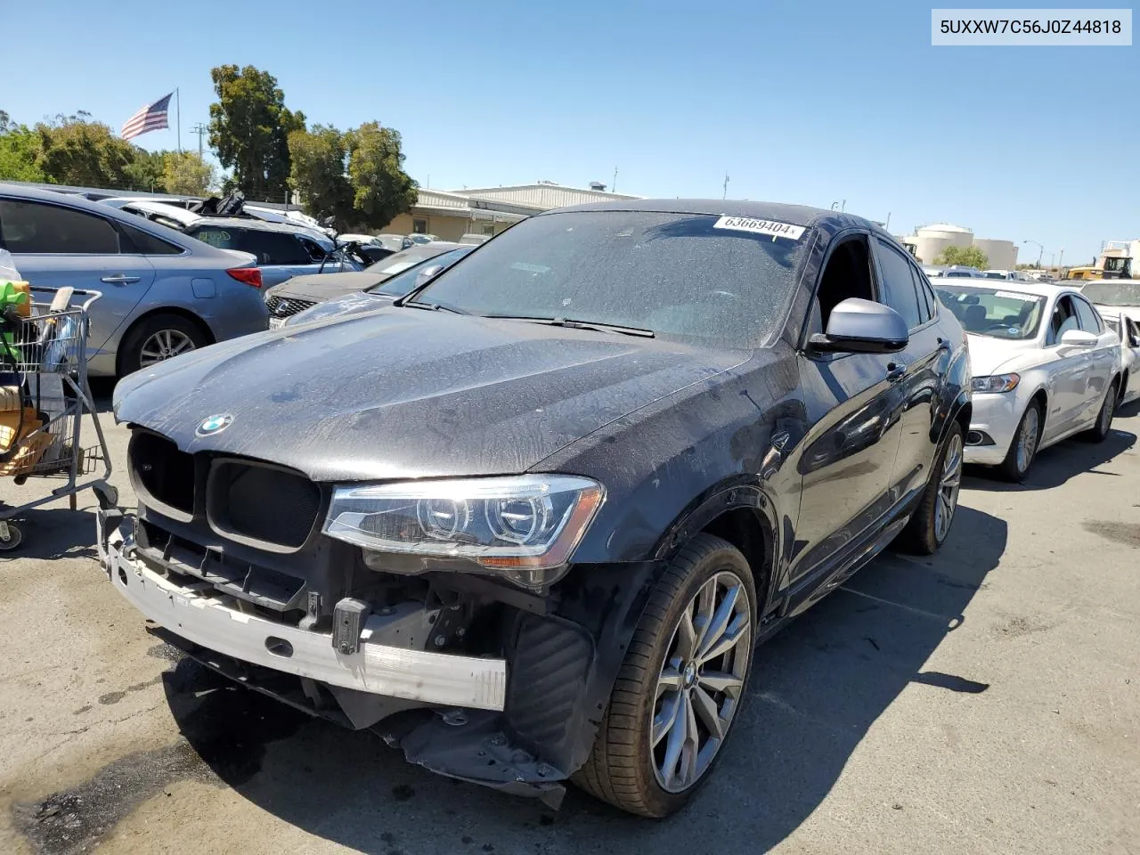 2018 BMW X4 xDrivem40I VIN: 5UXXW7C56J0Z44818 Lot: 63669404