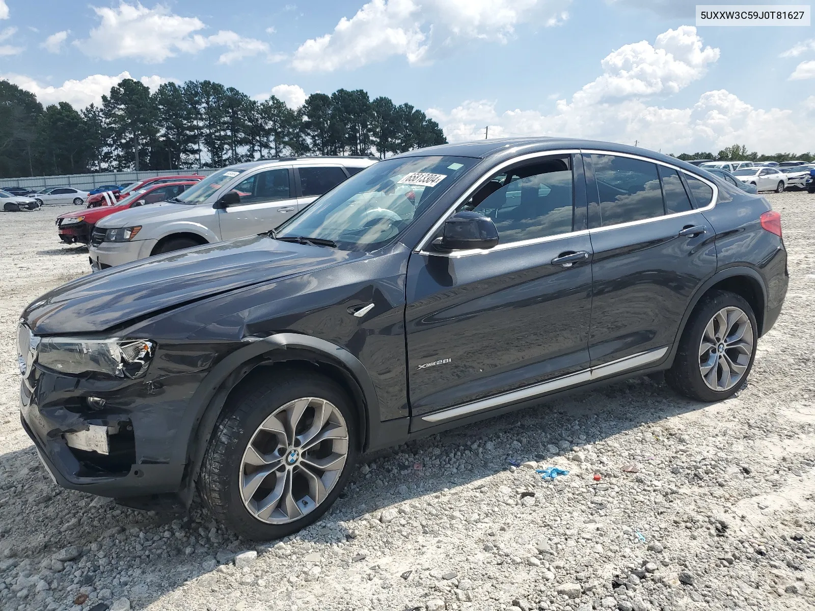 2018 BMW X4 xDrive28I VIN: 5UXXW3C59J0T81627 Lot: 65813304