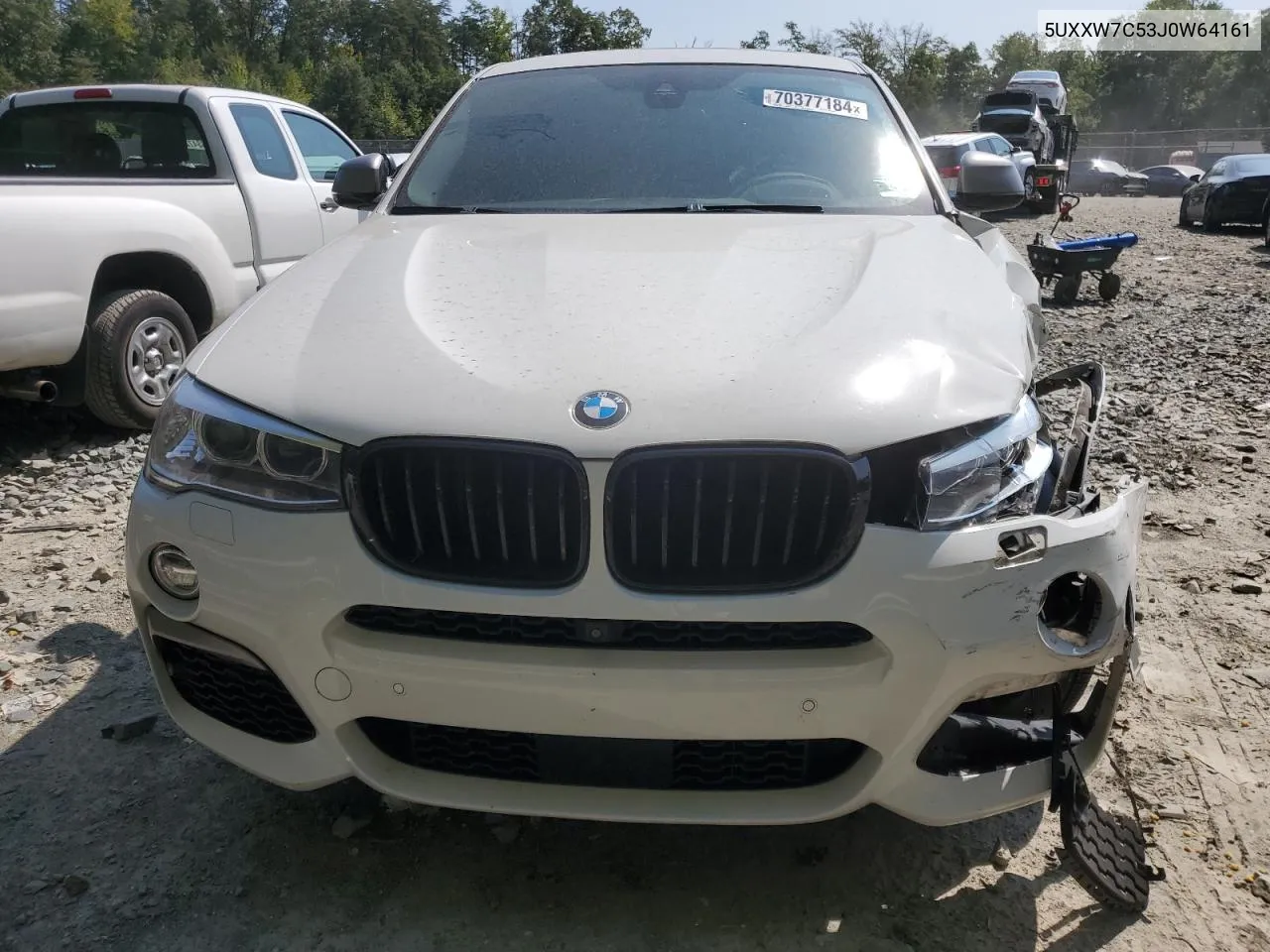 2018 BMW X4 xDrivem40I VIN: 5UXXW7C53J0W64161 Lot: 70377184