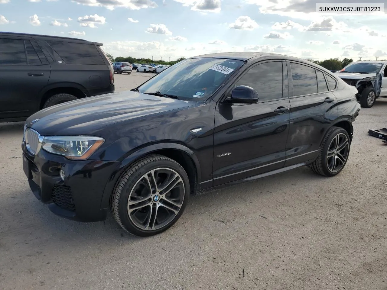 2018 BMW X4 xDrive28I VIN: 5UXXW3C57J0T81223 Lot: 71732844