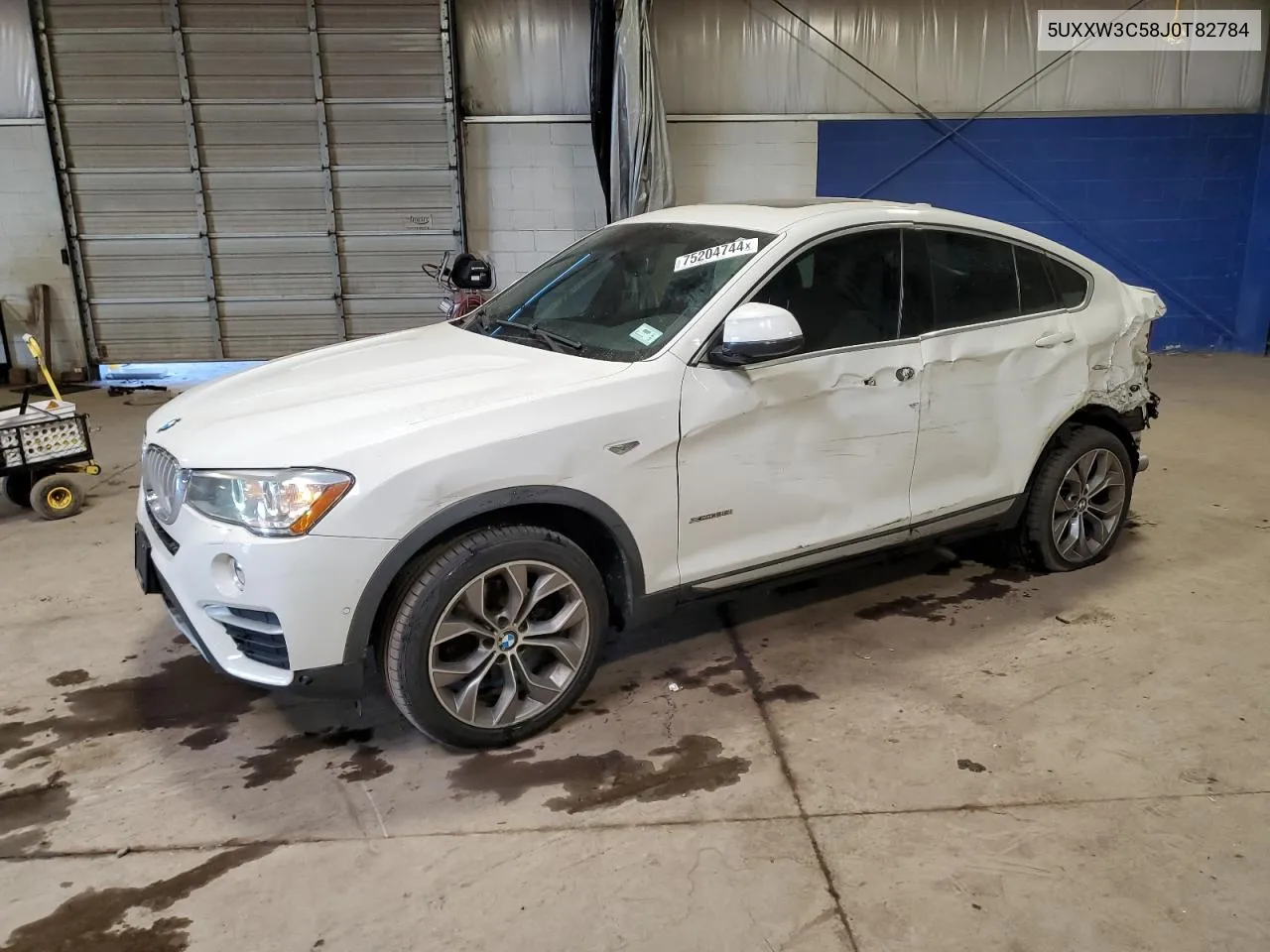 2018 BMW X4 xDrive28I VIN: 5UXXW3C58J0T82784 Lot: 75204744