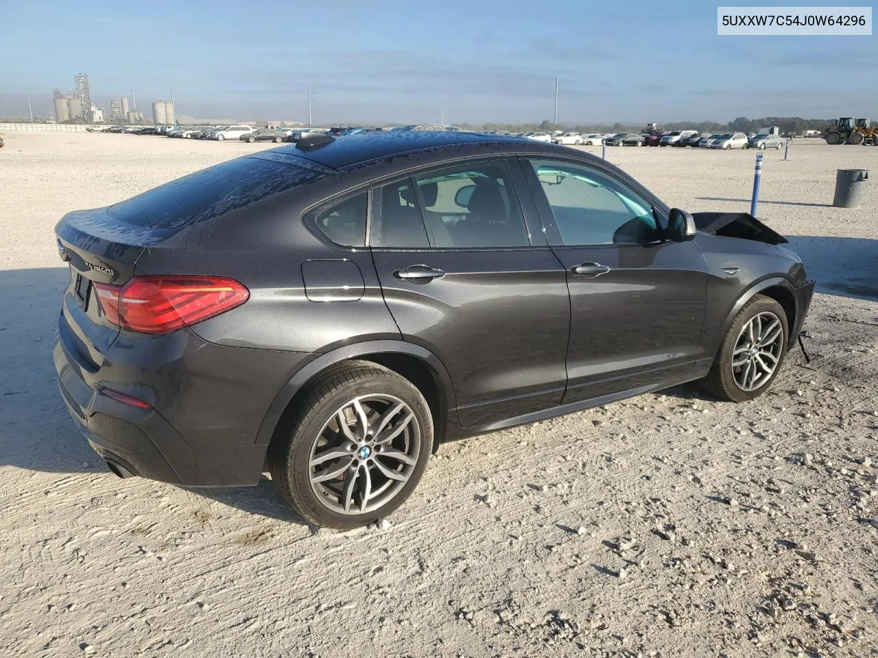 2018 BMW X4 xDrivem40I VIN: 5UXXW7C54J0W64296 Lot: 77363864