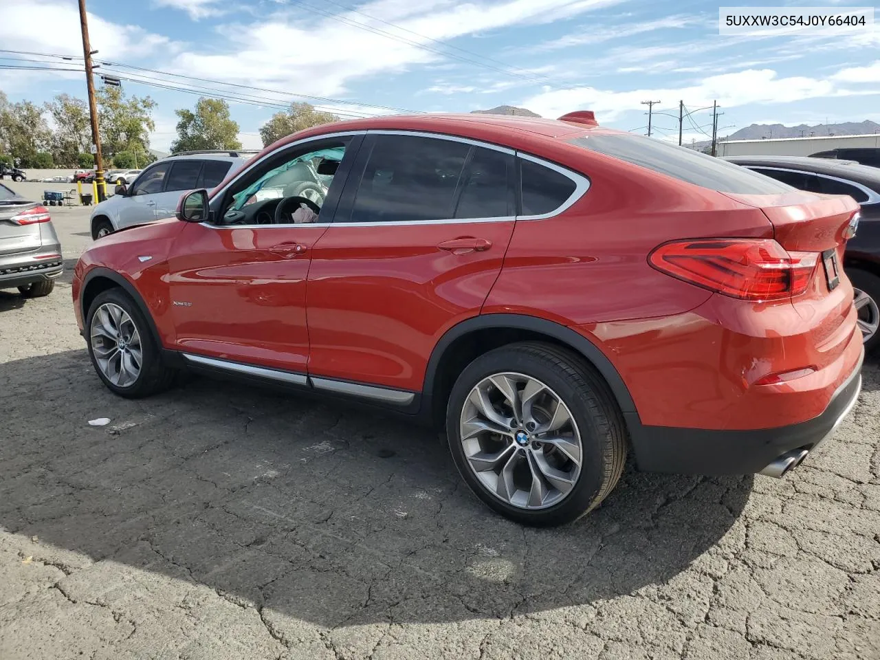 2018 BMW X4 xDrive28I VIN: 5UXXW3C54J0Y66404 Lot: 78289354