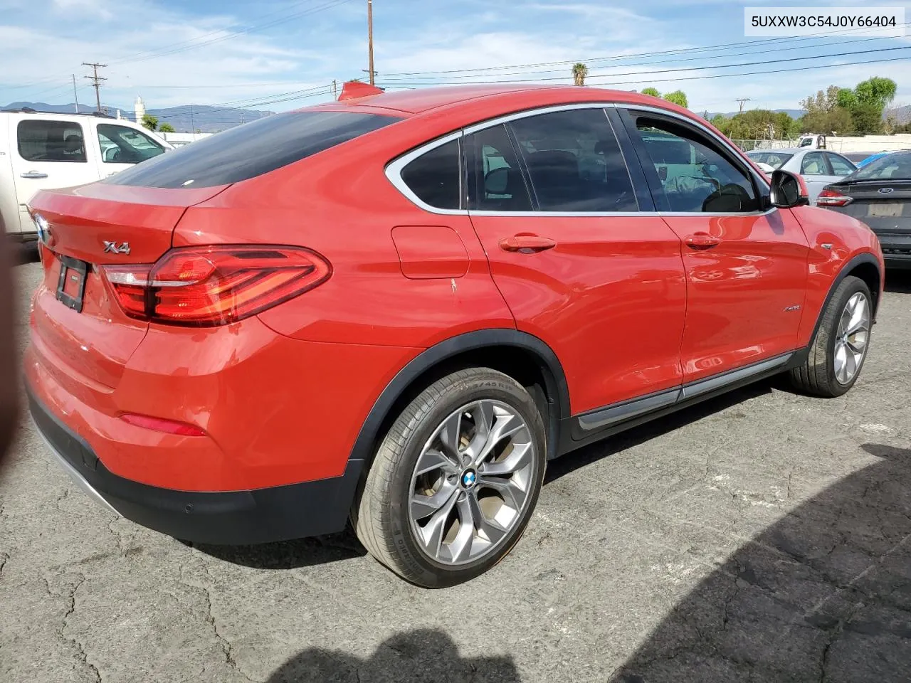 2018 BMW X4 xDrive28I VIN: 5UXXW3C54J0Y66404 Lot: 78289354