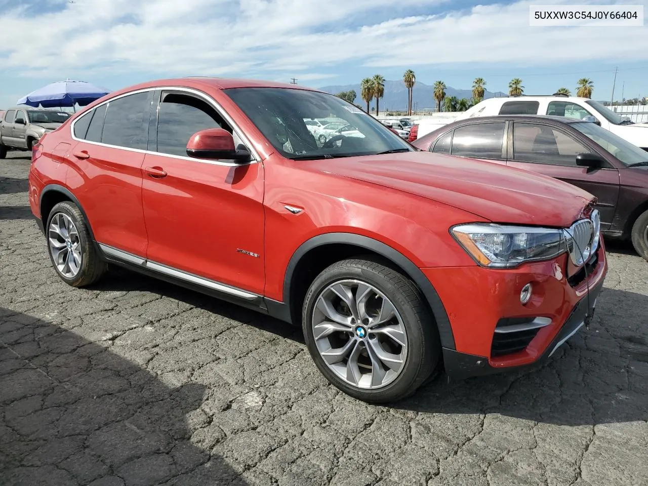 2018 BMW X4 xDrive28I VIN: 5UXXW3C54J0Y66404 Lot: 78289354