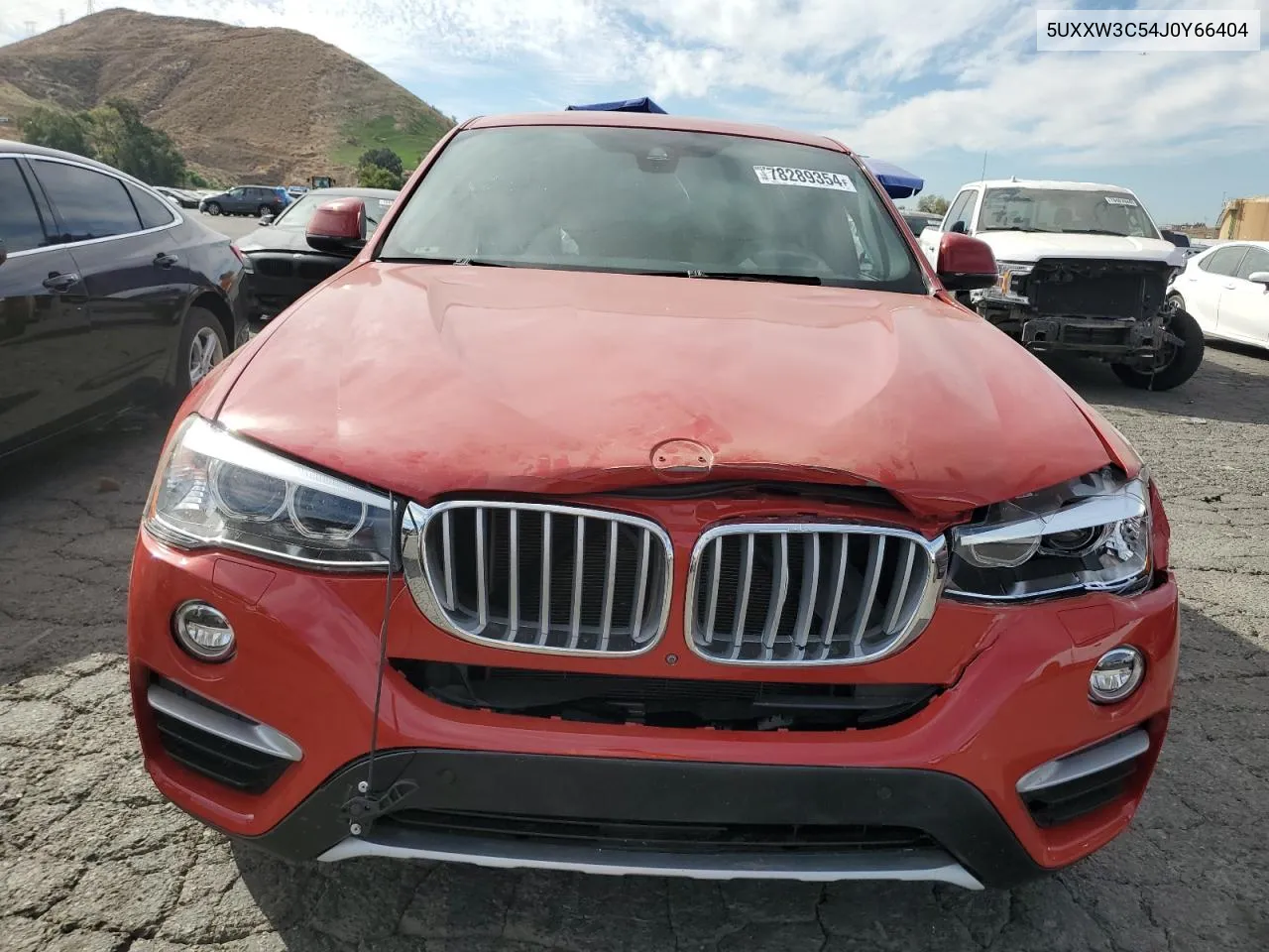 2018 BMW X4 xDrive28I VIN: 5UXXW3C54J0Y66404 Lot: 78289354