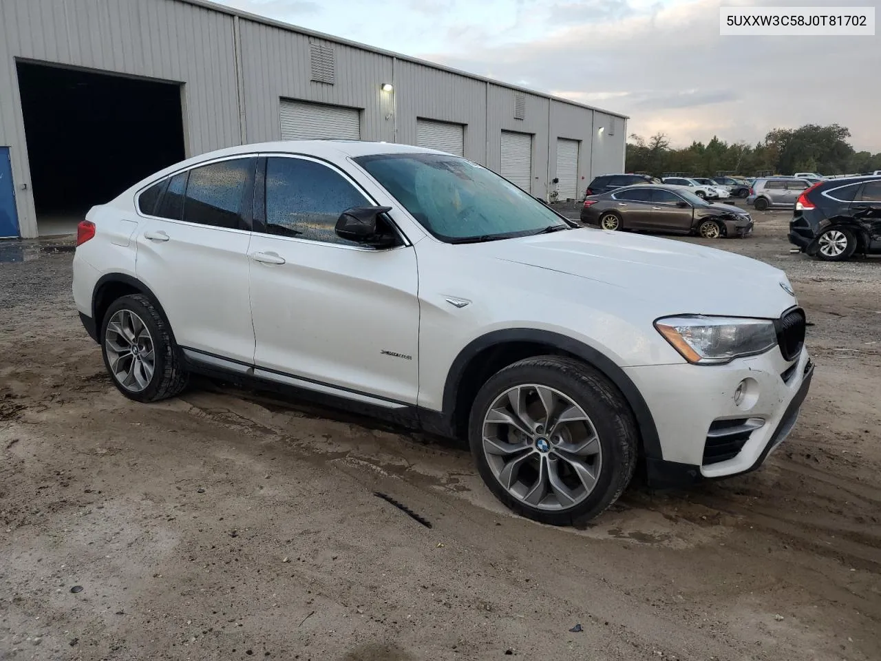 2018 BMW X4 xDrive28I VIN: 5UXXW3C58J0T81702 Lot: 78341194