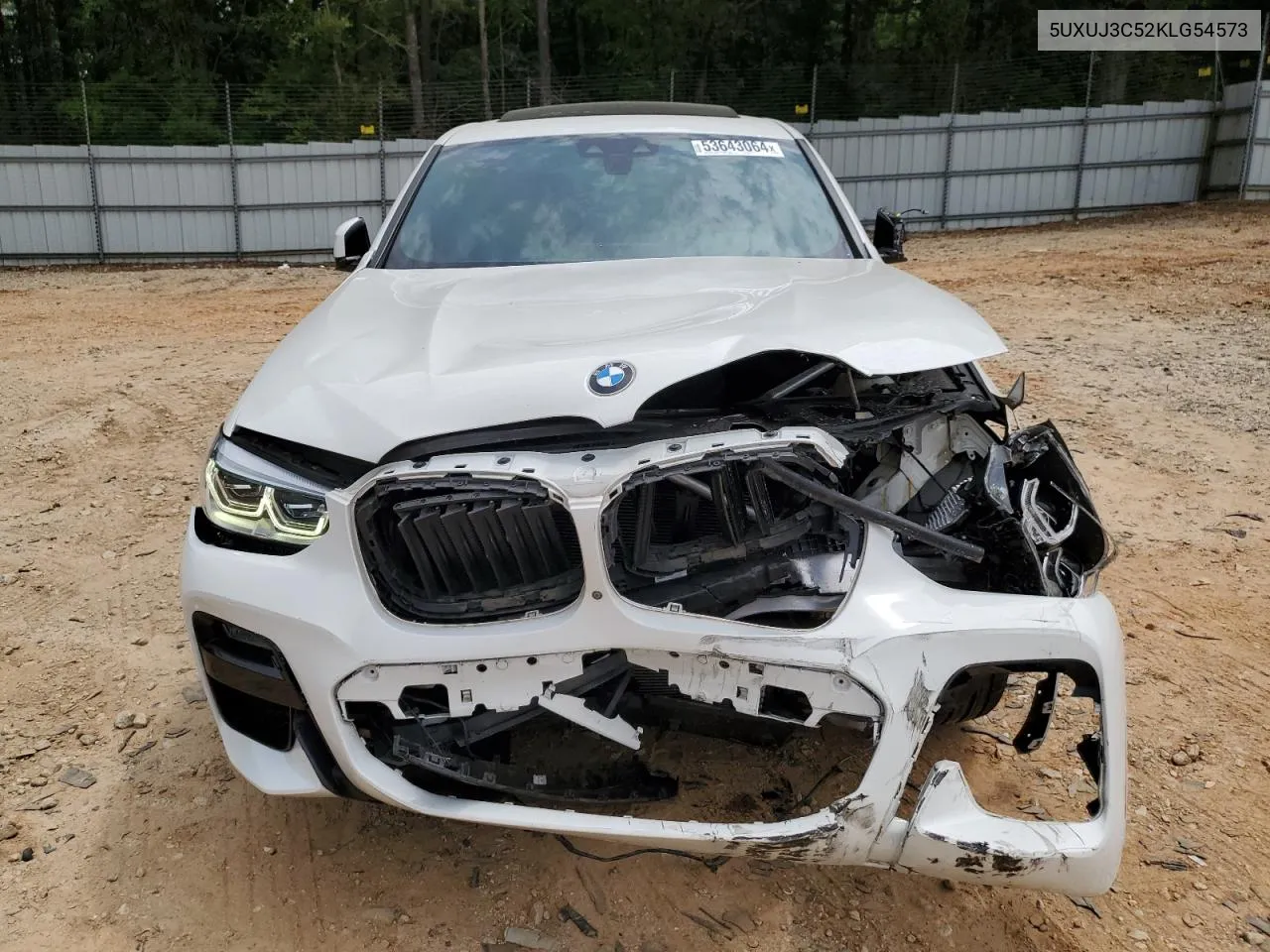 5UXUJ3C52KLG54573 2019 BMW X4 xDrive30I