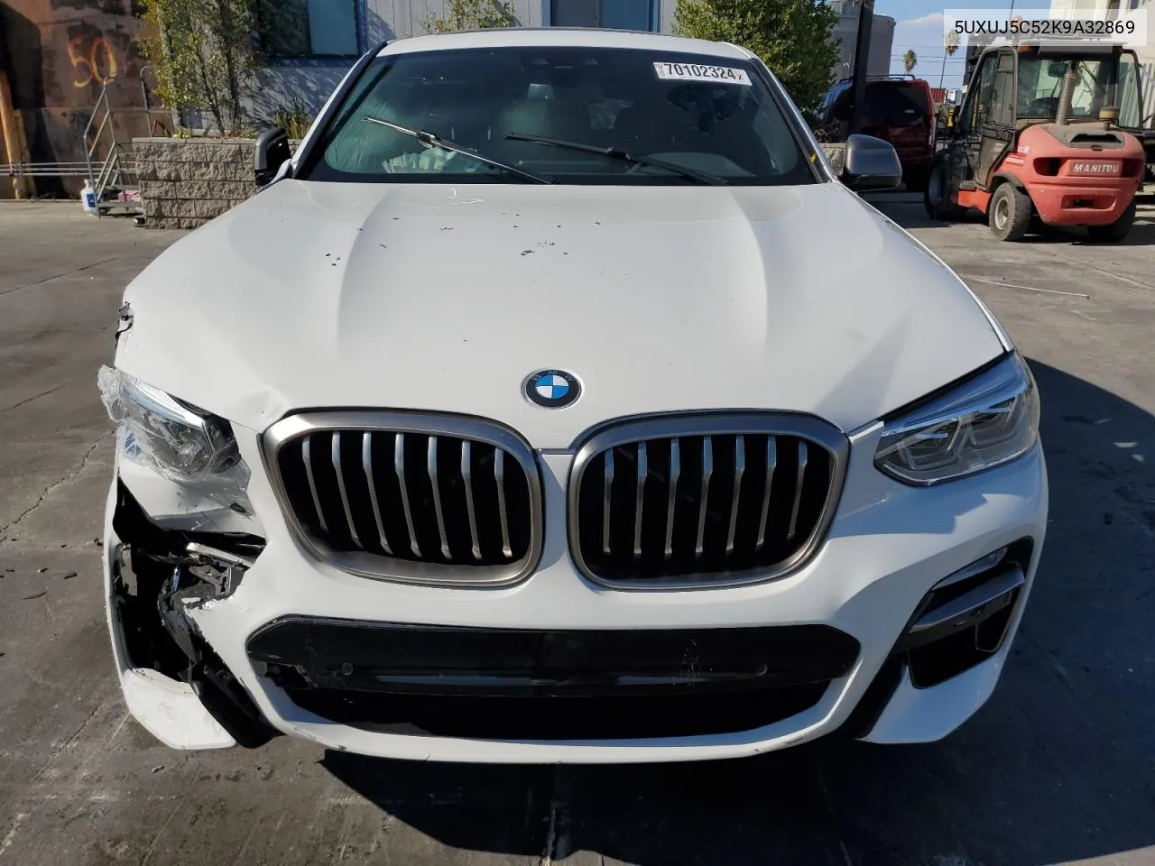 2019 BMW X4 M40I VIN: 5UXUJ5C52K9A32869 Lot: 70102324