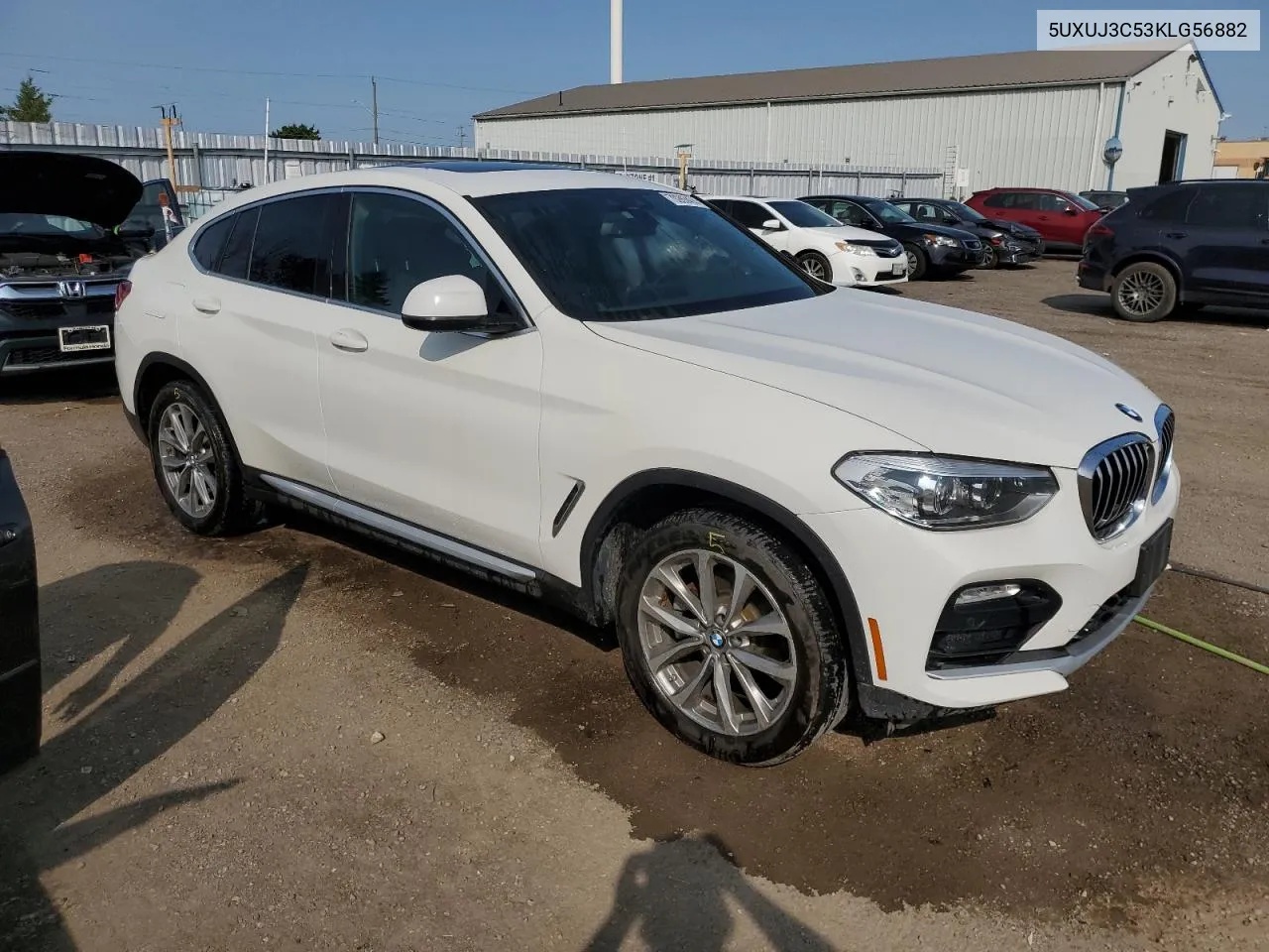 2019 BMW X4 xDrive30I VIN: 5UXUJ3C53KLG56882 Lot: 70263474