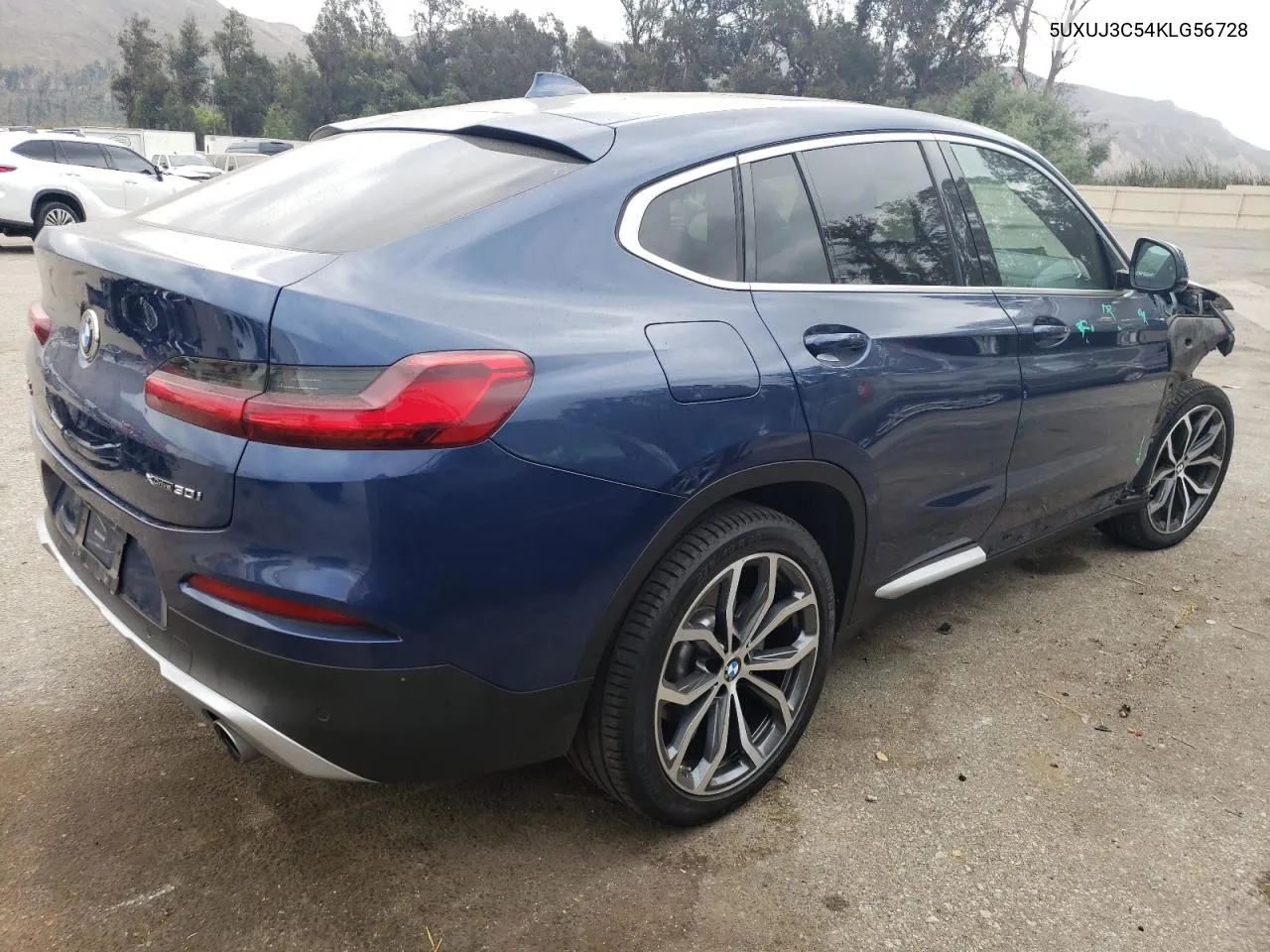 2019 BMW X4 xDrive30I VIN: 5UXUJ3C54KLG56728 Lot: 75770594