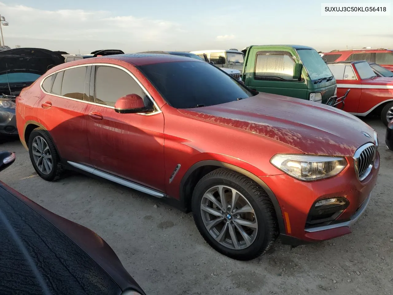 2019 BMW X4 xDrive30I VIN: 5UXUJ3C50KLG56418 Lot: 76014994