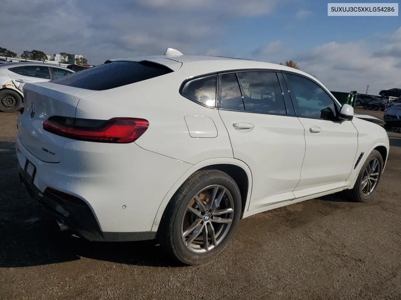 2019 BMW X4 xDrive30I VIN: 5UXUJ3C5XKLG54286 Lot: 77333284