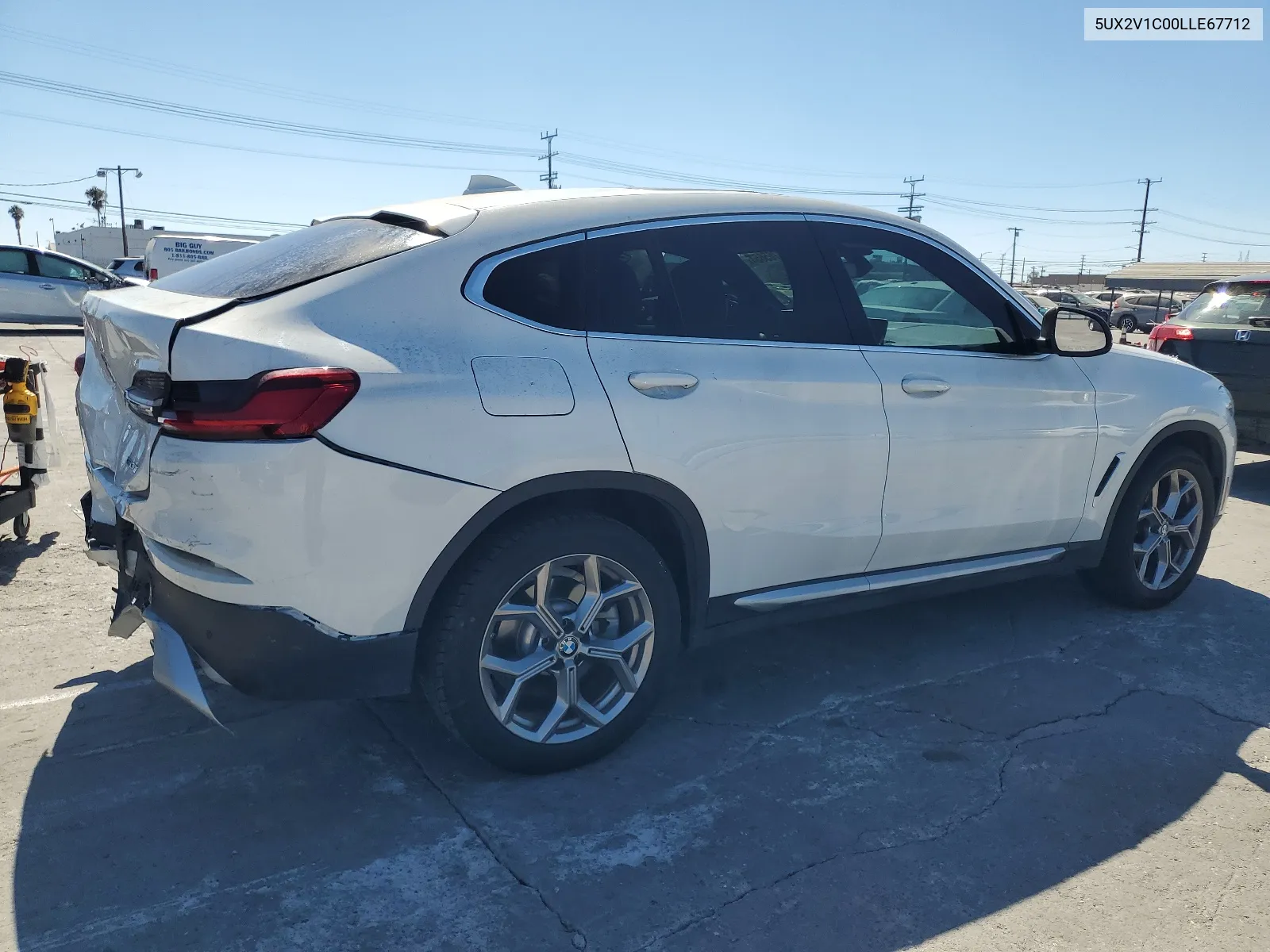 5UX2V1C00LLE67712 2020 BMW X4 xDrive30I