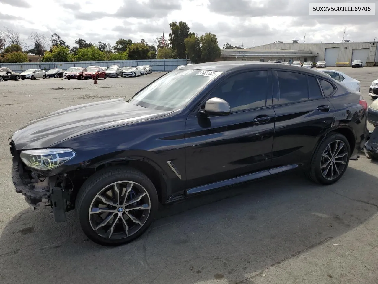 5UX2V5C03LLE69705 2020 BMW X4 xDrivem40I