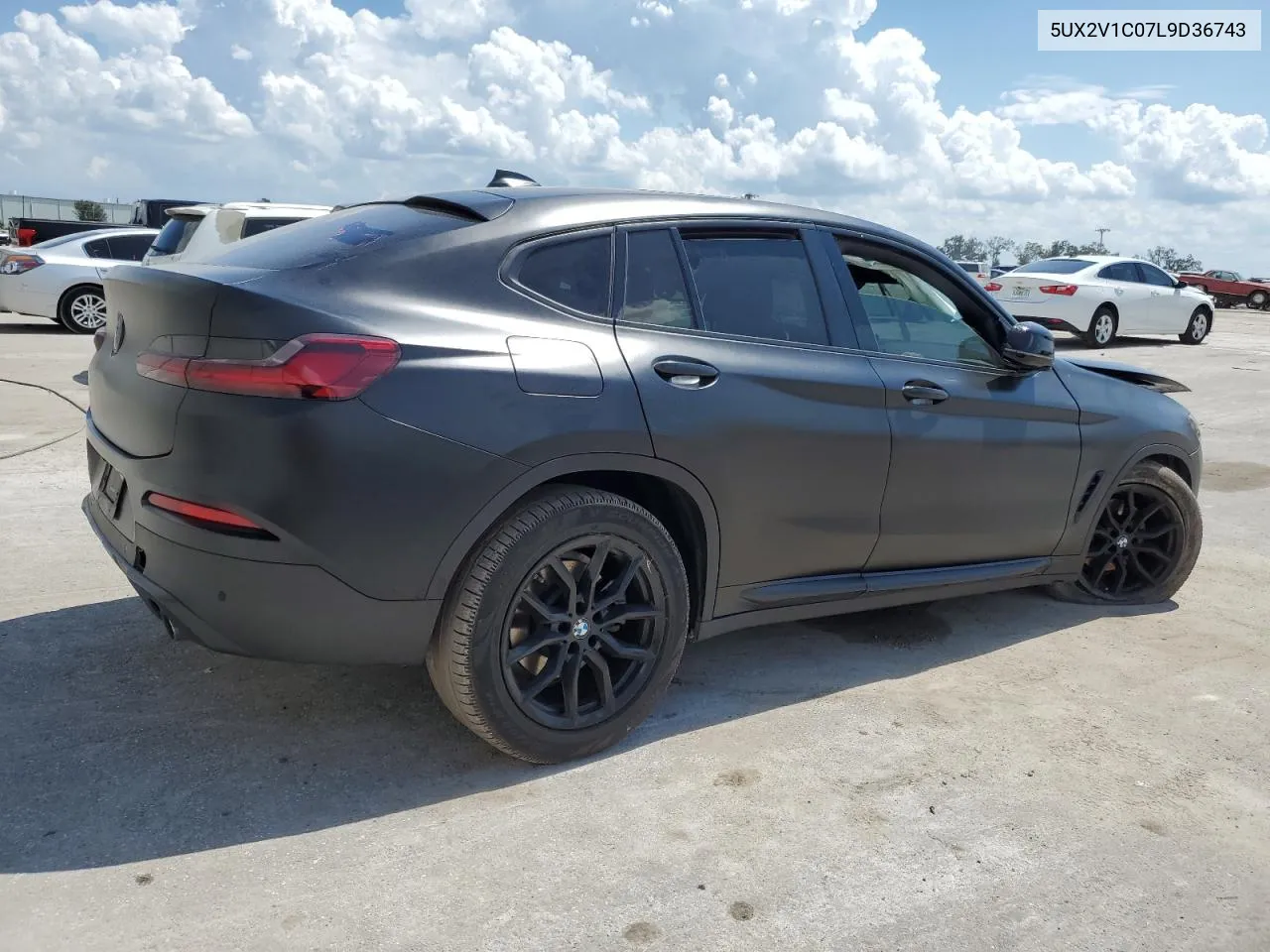 2020 BMW X4 xDrive30I VIN: 5UX2V1C07L9D36743 Lot: 71717574