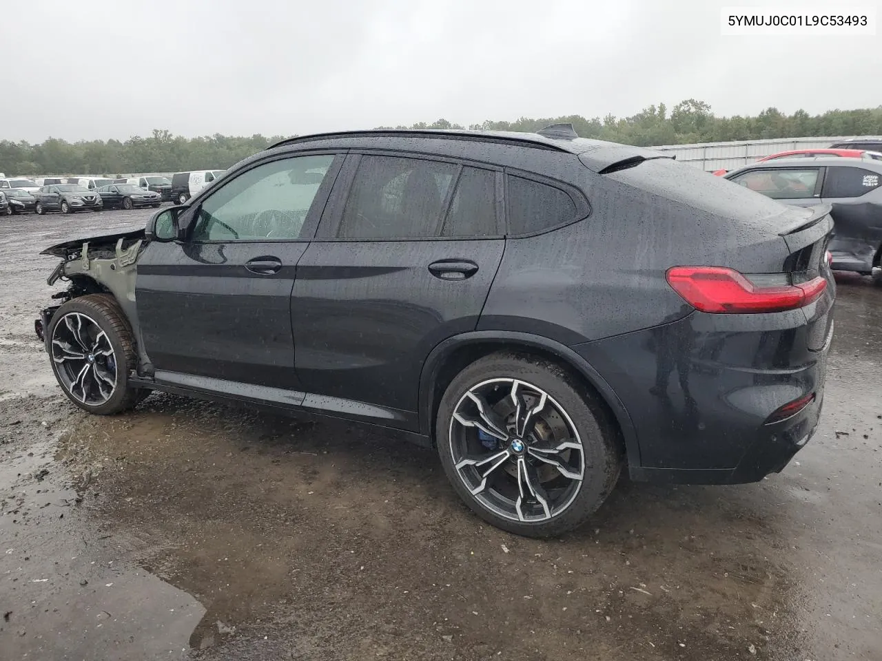 2020 BMW X4 M Competition VIN: 5YMUJ0C01L9C53493 Lot: 71828414