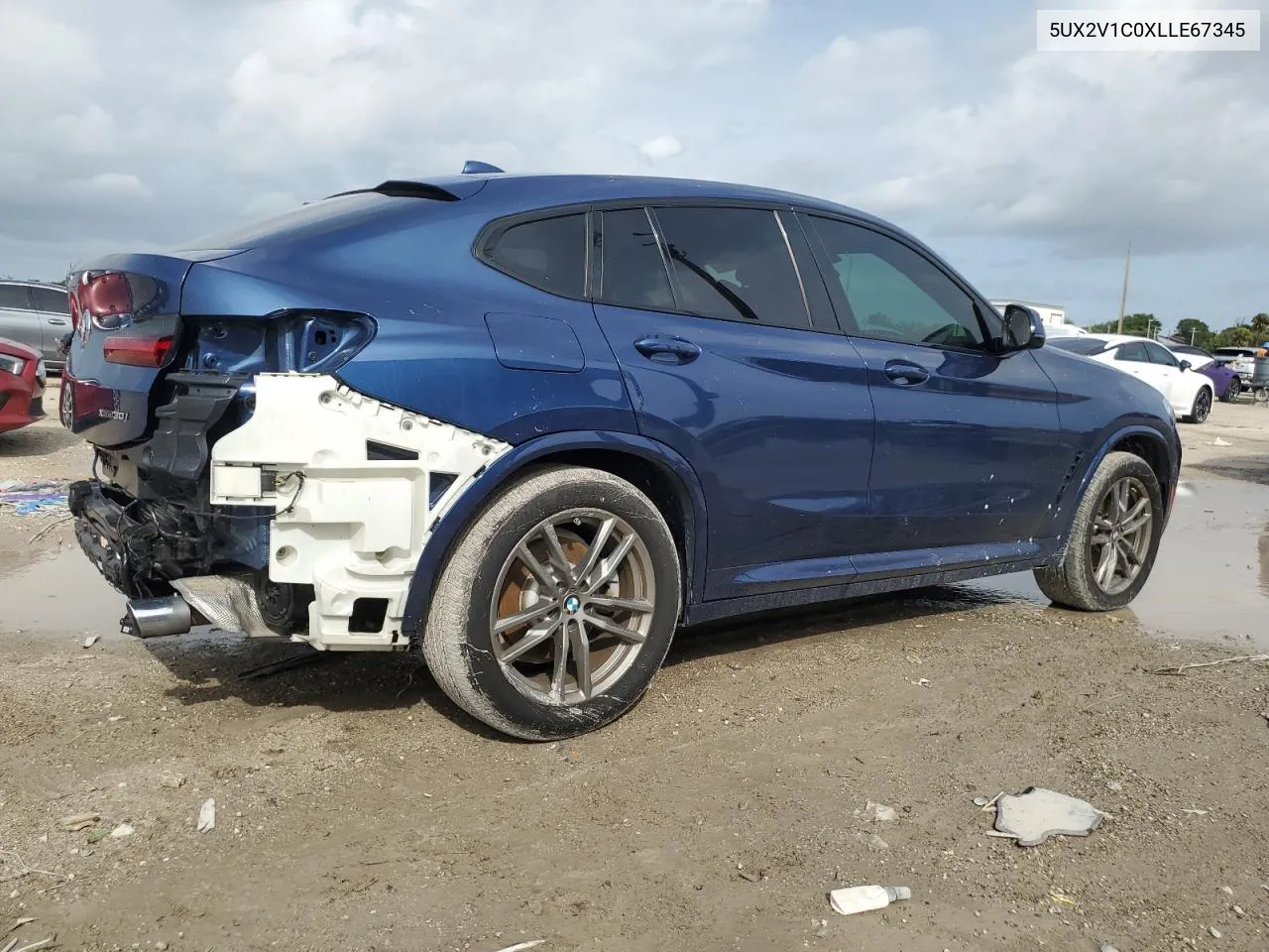 2020 BMW X4 xDrive30I VIN: 5UX2V1C0XLLE67345 Lot: 72253404