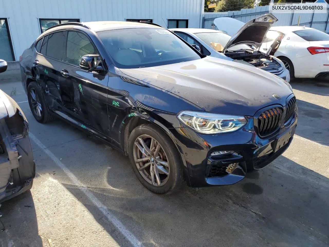 2020 BMW X4 xDrivem40I VIN: 5UX2V5C04L9D60103 Lot: 72379394