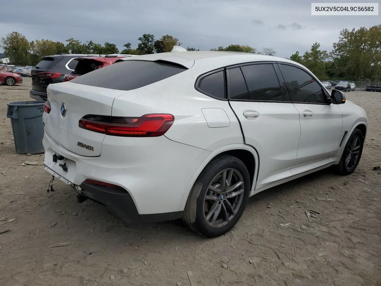 2020 BMW X4 xDrivem40I VIN: 5UX2V5C04L9C56582 Lot: 72743394