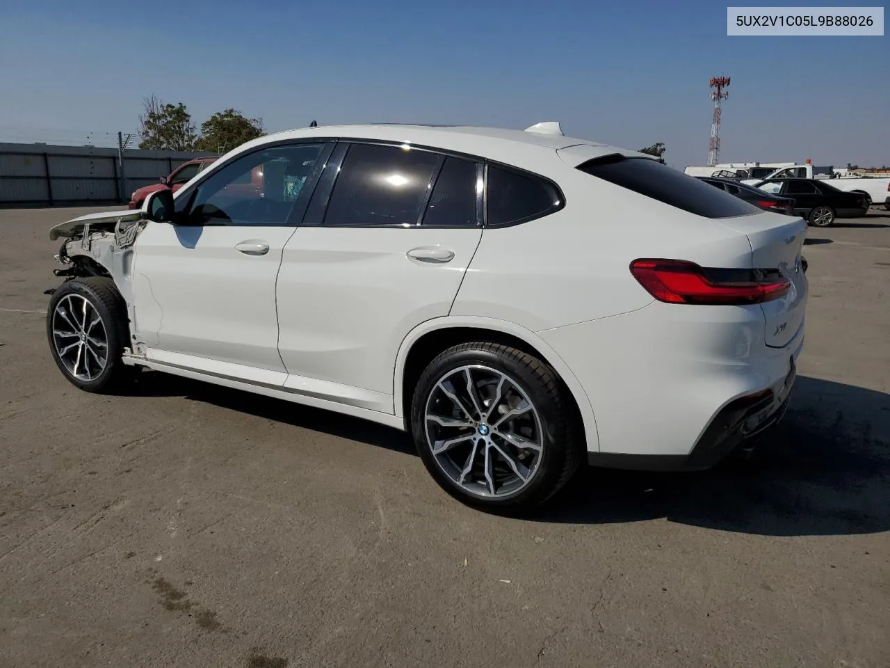 2020 BMW X4 xDrive30I VIN: 5UX2V1C05L9B88026 Lot: 75050304