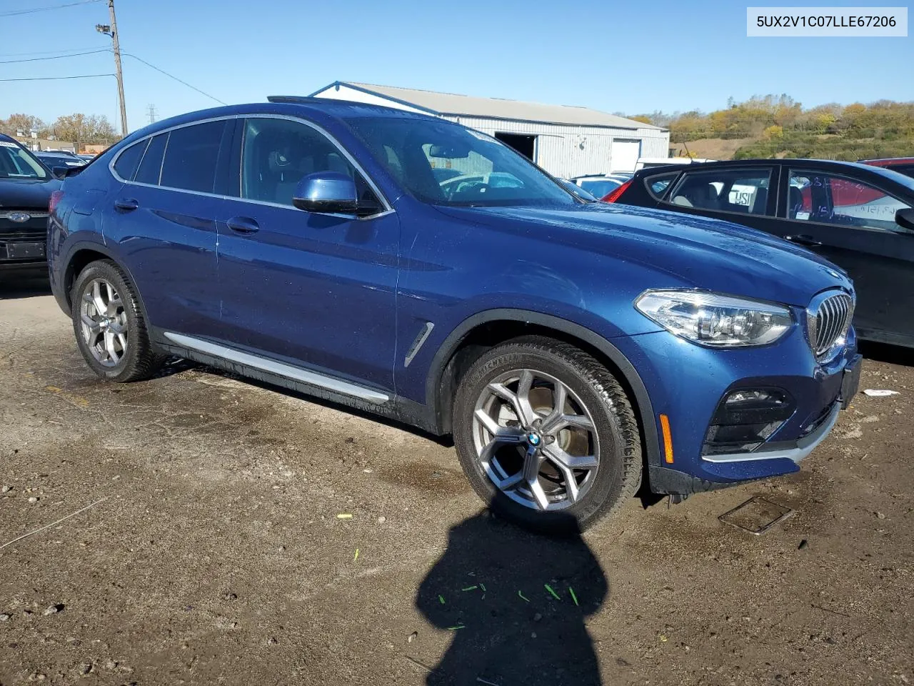 2020 BMW X4 xDrive30I VIN: 5UX2V1C07LLE67206 Lot: 78018964