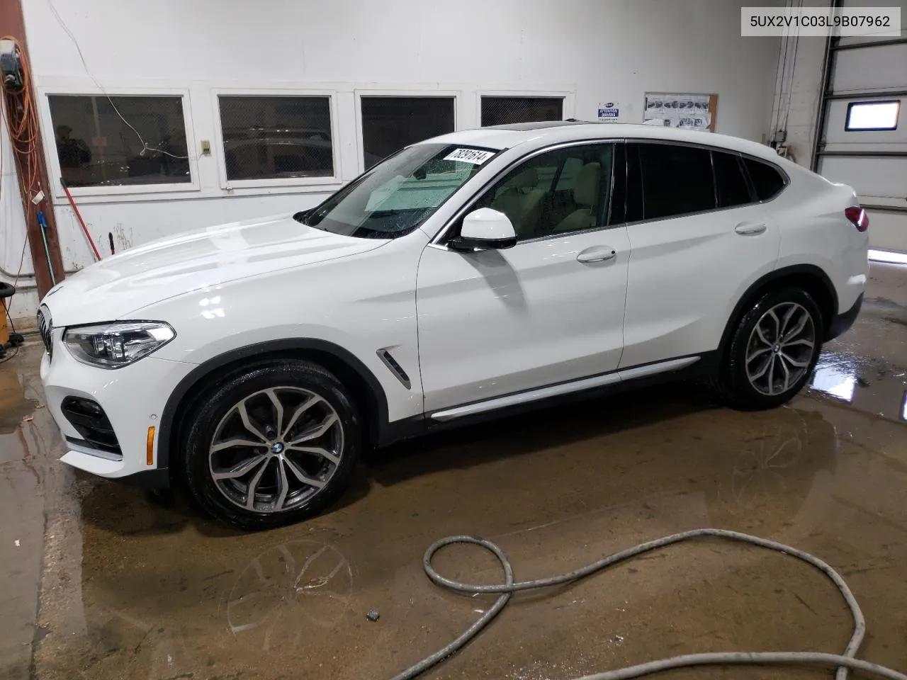 2020 BMW X4 xDrive30I VIN: 5UX2V1C03L9B07962 Lot: 78291614