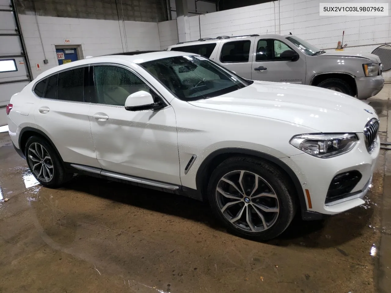 2020 BMW X4 xDrive30I VIN: 5UX2V1C03L9B07962 Lot: 78291614