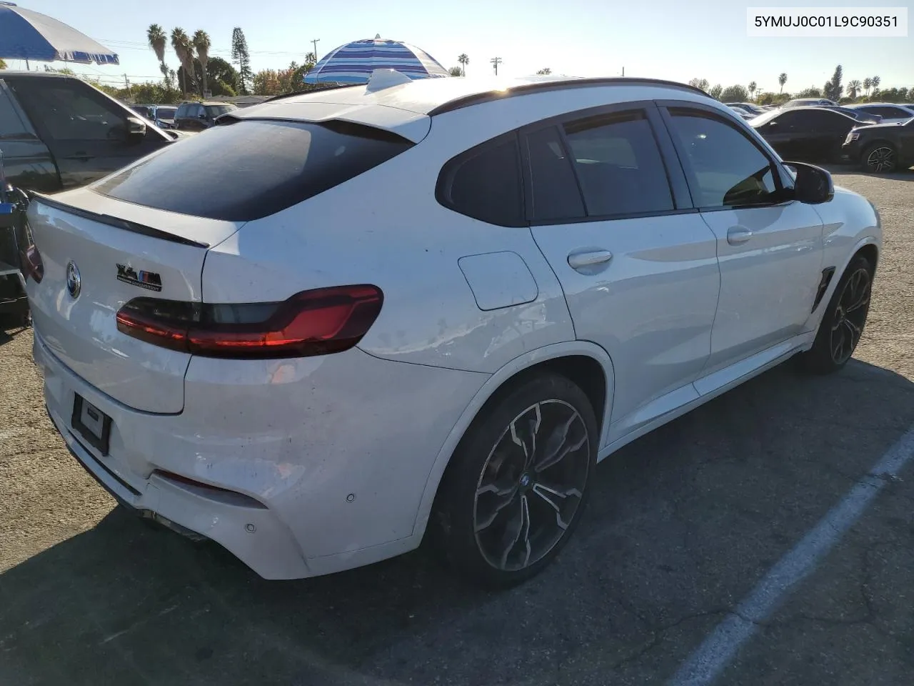 2020 BMW X4 M Competition VIN: 5YMUJ0C01L9C90351 Lot: 79907904