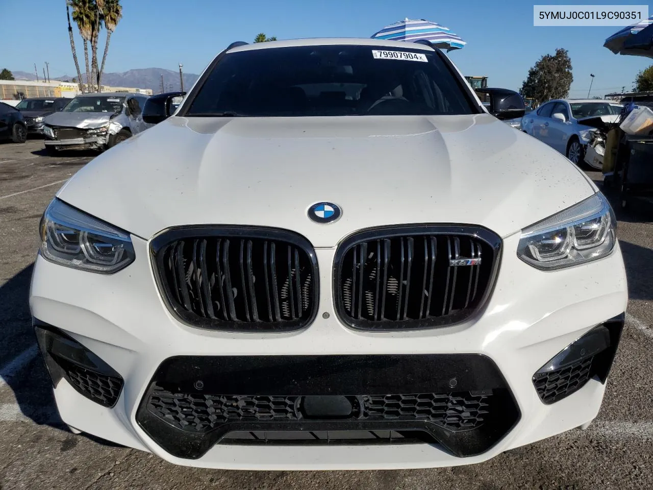 2020 BMW X4 M Competition VIN: 5YMUJ0C01L9C90351 Lot: 79907904