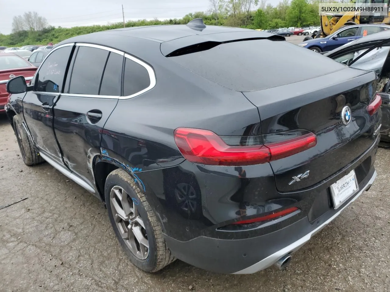 2021 BMW X4 xDrive30I VIN: 5UX2V1C02M9H88911 Lot: 50235474