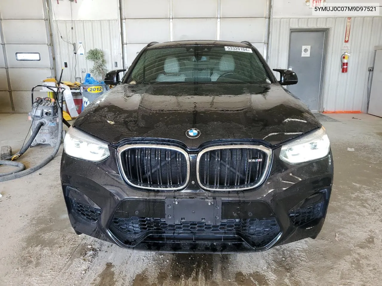 2021 BMW X4 M Competition VIN: 5YMUJ0C07M9D97521 Lot: 53320104