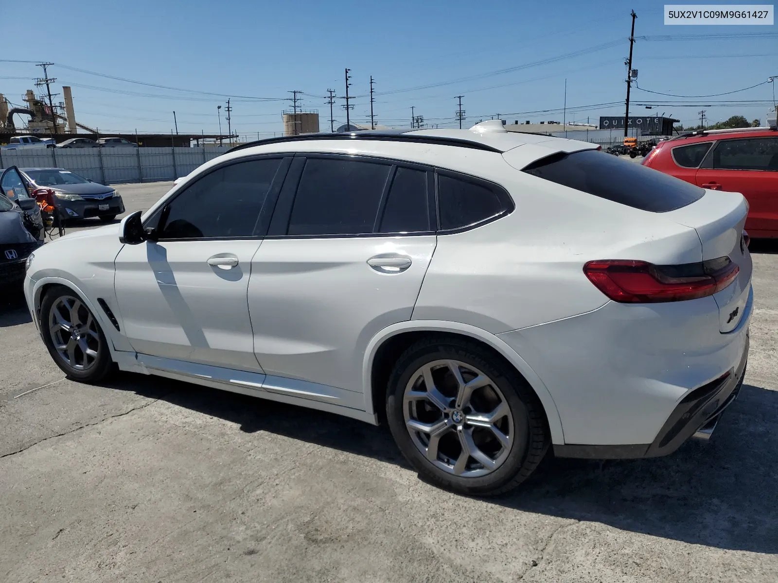 2021 BMW X4 xDrive30I VIN: 5UX2V1C09M9G61427 Lot: 68036574