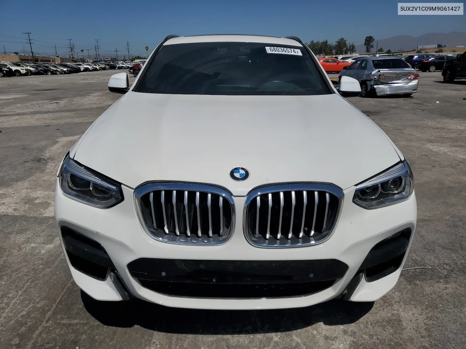 2021 BMW X4 xDrive30I VIN: 5UX2V1C09M9G61427 Lot: 68036574