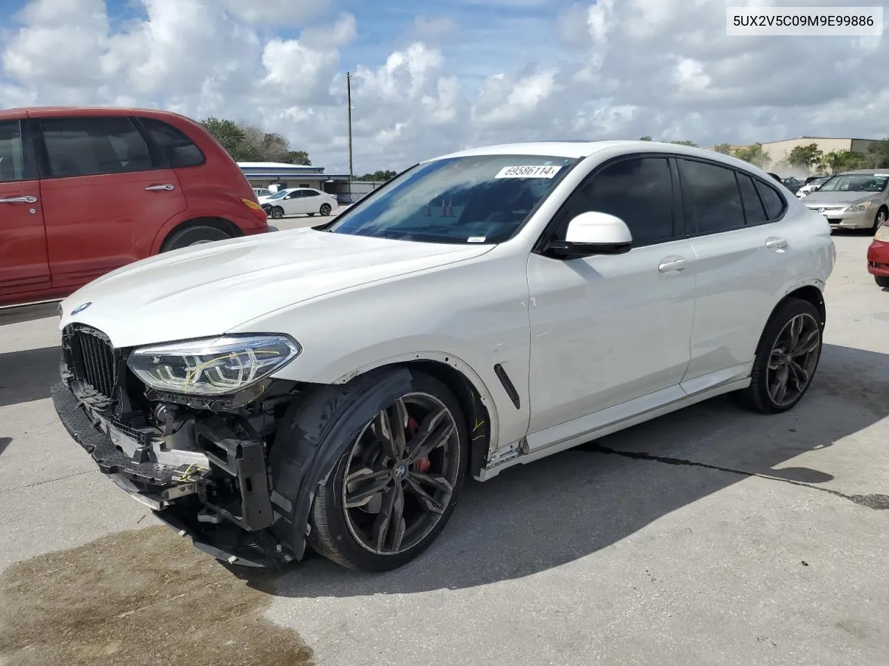 5UX2V5C09M9E99886 2021 BMW X4 xDrivem40I