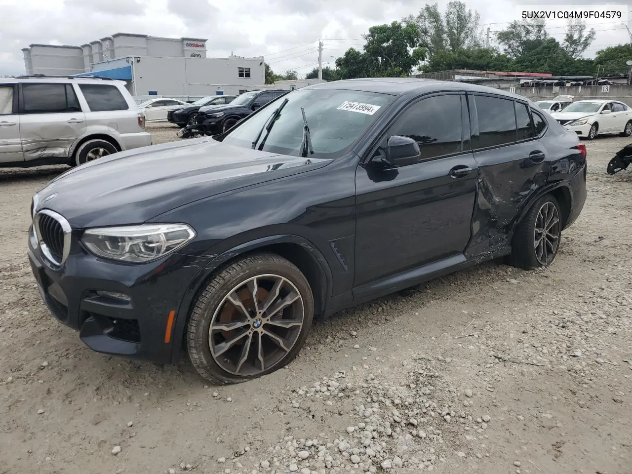 2021 BMW X4 xDrive30I VIN: 5UX2V1C04M9F04579 Lot: 75473994