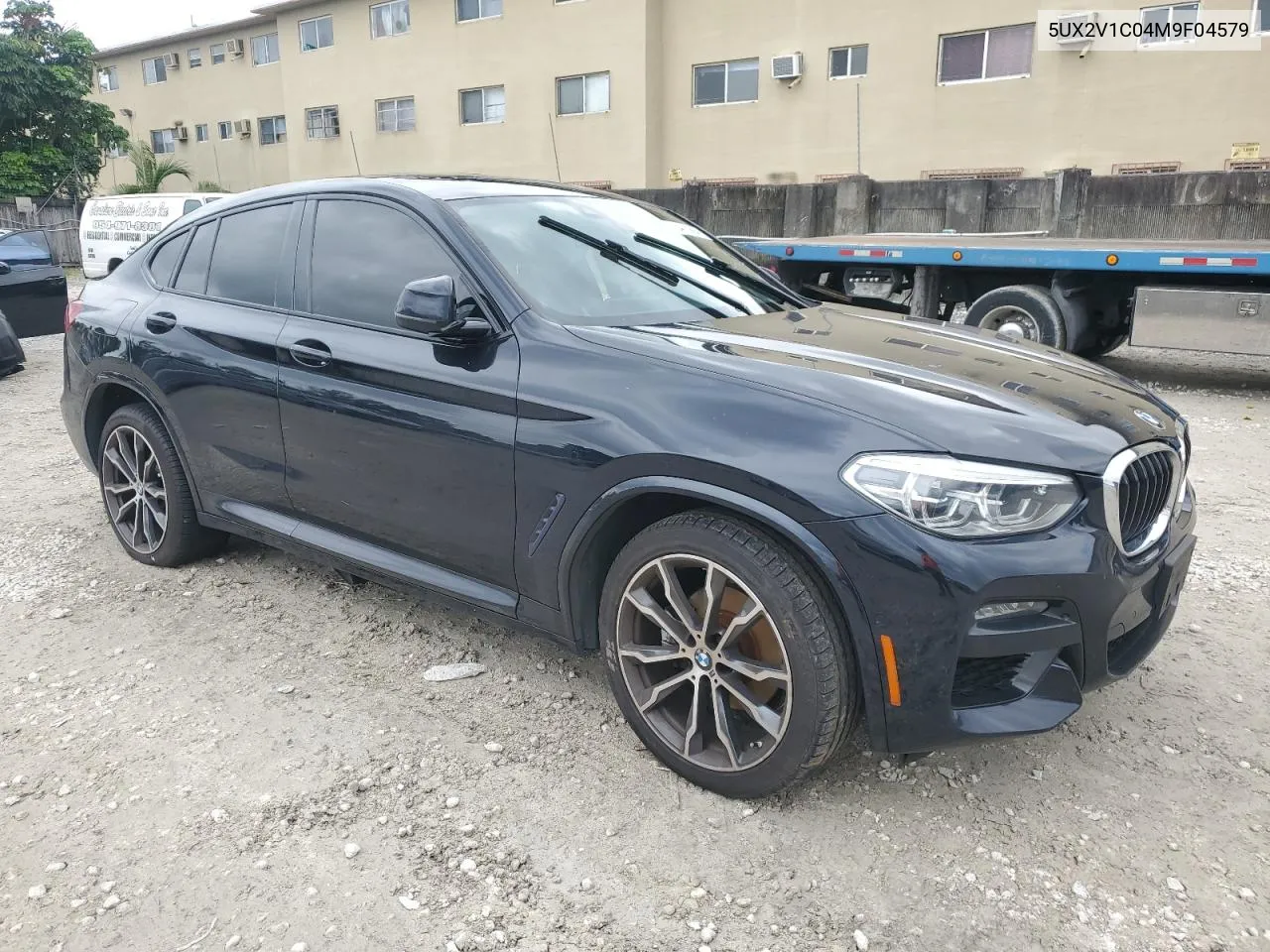 2021 BMW X4 xDrive30I VIN: 5UX2V1C04M9F04579 Lot: 75473994