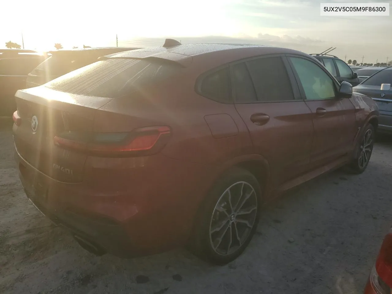 2021 BMW X4 xDrivem40I VIN: 5UX2V5C05M9F86300 Lot: 76190244