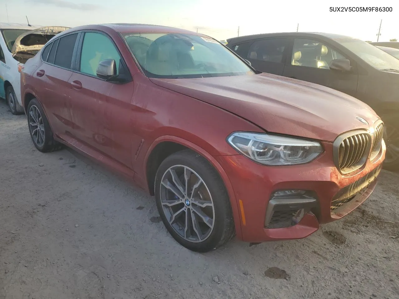 2021 BMW X4 xDrivem40I VIN: 5UX2V5C05M9F86300 Lot: 76190244