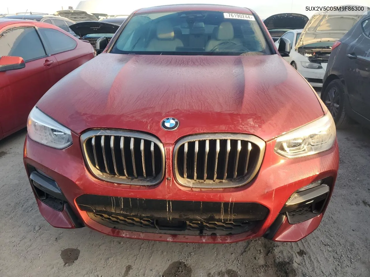 2021 BMW X4 xDrivem40I VIN: 5UX2V5C05M9F86300 Lot: 76190244